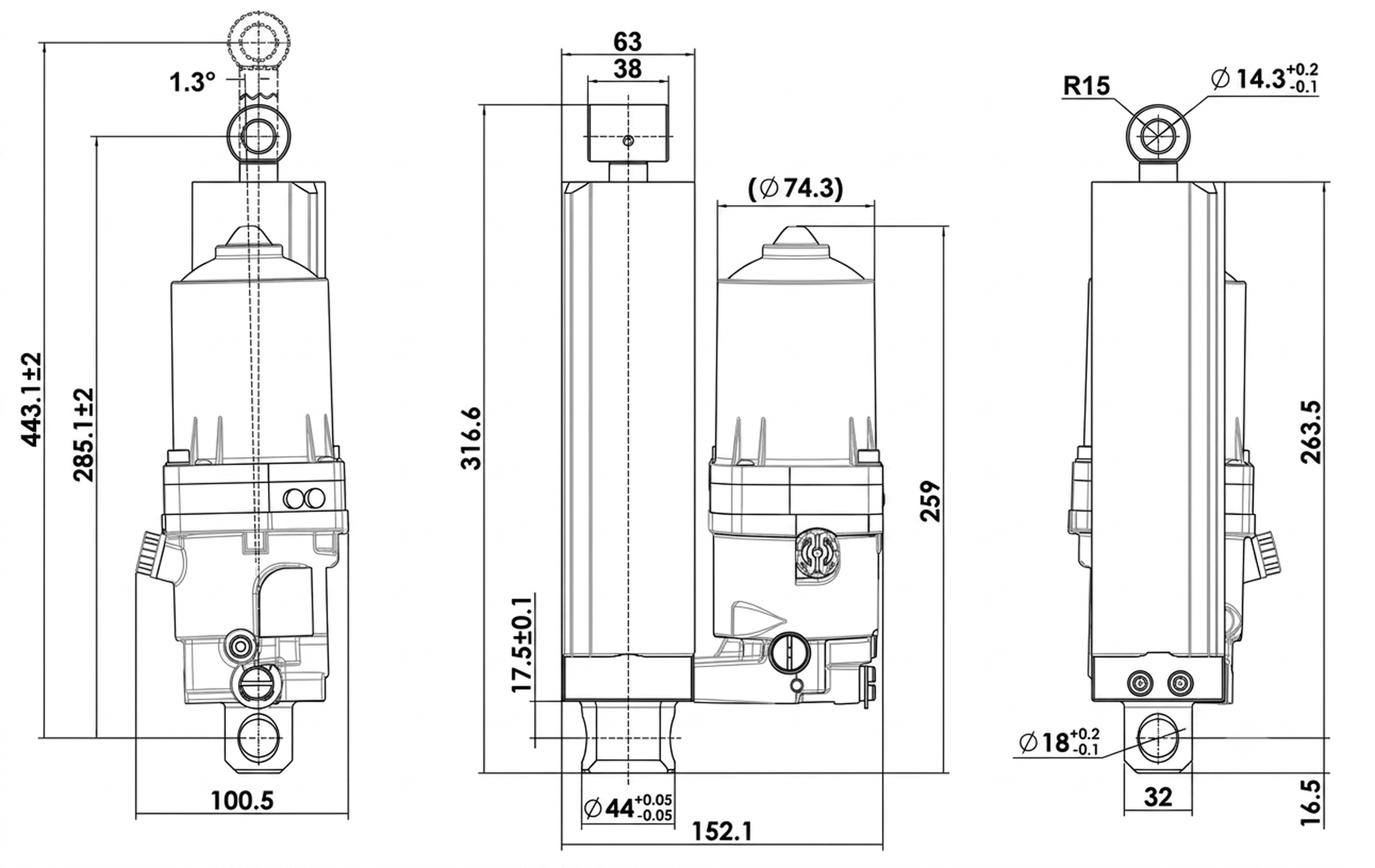 D6001C high-resolution engineering dimensional reference